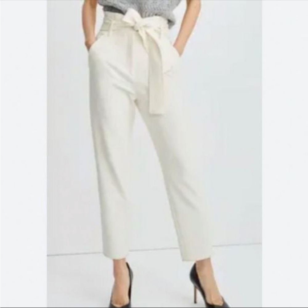 Veronica Beard Women's Virgo Pant in Ivory Size 12